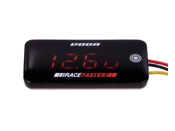 temperature display voltmeter Voca V-TEMP (Touch) 0-120ºC 8-18V red