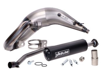 exhaust Yasuni Cross ML black for Rieju 50 MRT, Pro, SM
