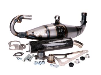 exhaust Yasuni Carrera 40 carbon fiber Scooter Racing for Minarelli horizontal