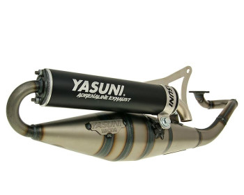 exhaust Yasuni Scooter Z black for Minarelli horizontal