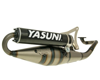 exhaust Yasuni Scooter Z carbon E-marked for Minarelli horizontal