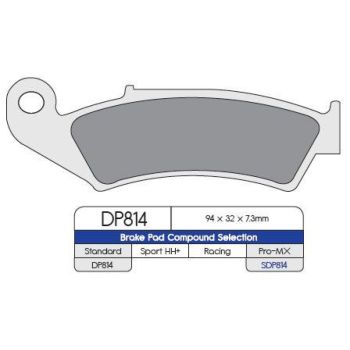 BRAKE PAD MX-SDP HON FRT