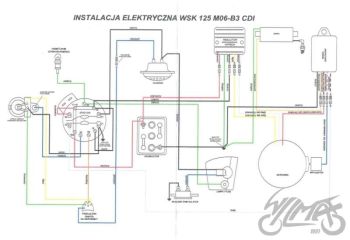 Juhtmestik CDI-le, WSK 125 m06-b3