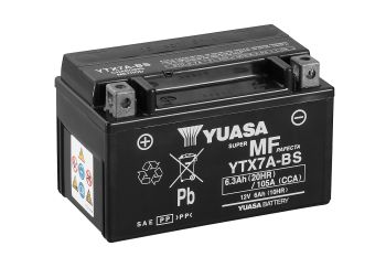 Yuasa akku, YTX7A(WC) filled with acid (6)