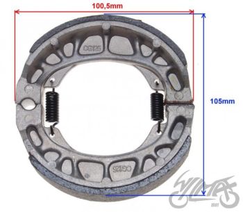Piduriklotsid, tagumised