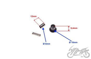 Sidurikorpuse vedru ja puksi komplekt