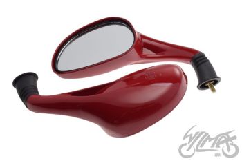 Tahavaatepeegli komplekt, punane