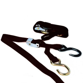 TMV Tiedowns 1.5" Black (2pcs) Width: 1-1/2"