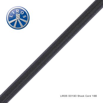Shock cord black 8mm x 100m