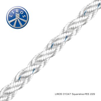 Squareline-PES White 12mm200m