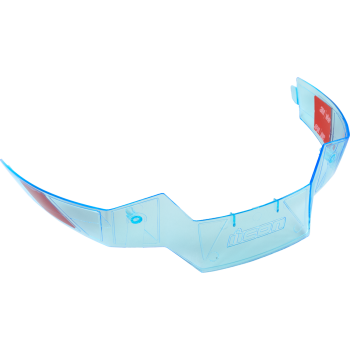 REAR SPOILER AFLT DAYGLO BL