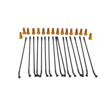 SPOKE KIT FR 17 BK/OR