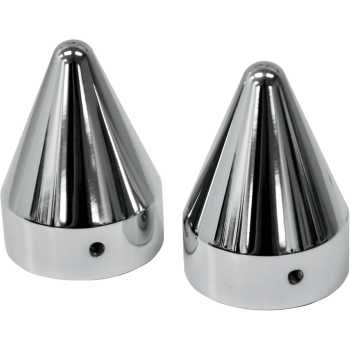 AXLE CAPS SPIKE CHR