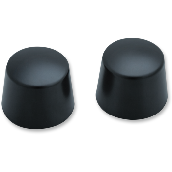 CAP AXLE FRT SATIN BLK