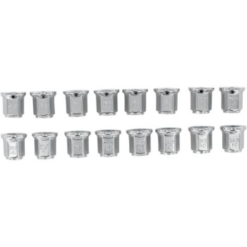 LUG NUT CHR 12MM FLAT 16P