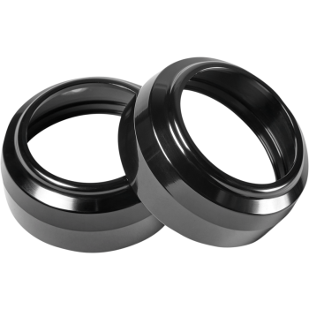 FORK DUST CAPS 49MM BK