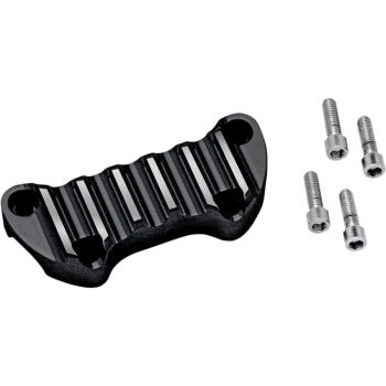 CLAMP RISER FINNED BLACK