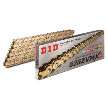 D.I.D 525ZVM-X2 G&G Chain+Connecting link rivet type (ZJ)