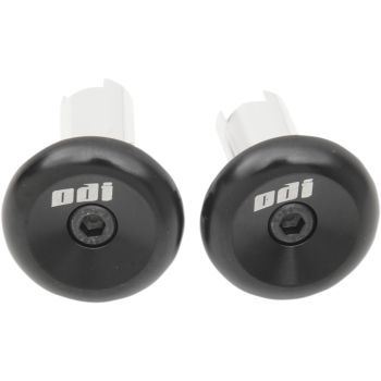 BAR END ALUMINUM BK