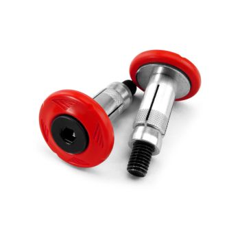 GRIP ARMOR W/BAR END RED