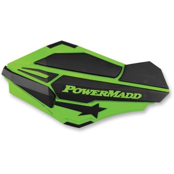 HANDGUARDS GRN/BLK