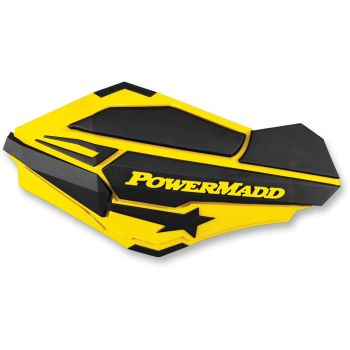 HANDGUARDS YEL/BLK SUZ
