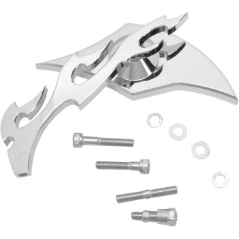 MIRROR FLAME LEFT CHR