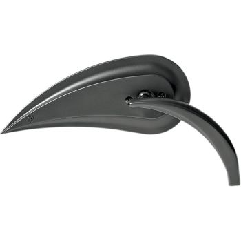 MIRROR RAD 3 T-DROP L BLK
