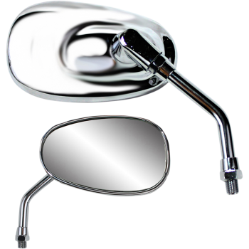 MIRROR PU MINI OVAL CHR