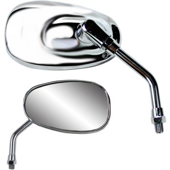 MIRROR PU MINI OVAL CHR