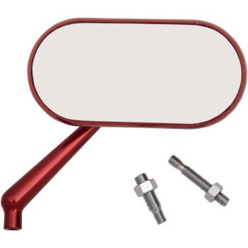 MIRROR OVAL RED