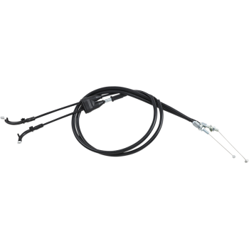 Gaasitross Motion Pro Push/Pull komplekt Coil Wound Black Vinyl Kawasaki