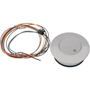 CAP GAS LH W/LED POP UP