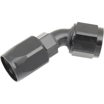 HOSE END #8 45DEG BLACK