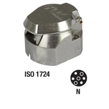 PISTIKUPESA 7-KL. 12V ALUMIINIUM