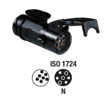 Adapter 13kl pistik+7 kl pesa p:110mm