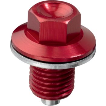 DRAIN PLUG MAGNETIC RED