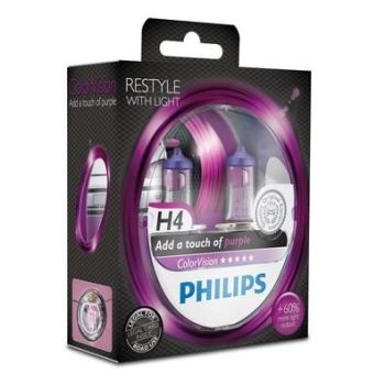 PHILIPS H4 ColorVision Purple