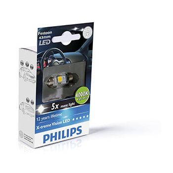 PHILIPS Festoon X-tremeVision LED T10,5x43 4 000 K