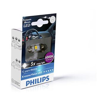PHILIPS Festoon X-tremeVision LED T10,5x38 6 000 K