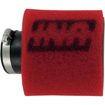 Õhufilter d. 31.8mm, pikkus 76.2mm, nurgaga UNI POD, kahe kihiline
