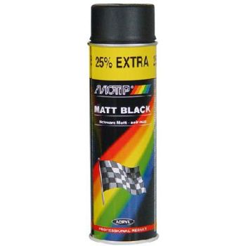MOTIP MUST MATT AKRÜÜLVÄRV 500ML