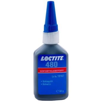 LOCTITE 480 - KIIRLIIM MUST PLAST/KUMM/METALL 50G