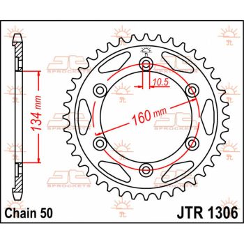 Tagumine hammasratas JT 43T