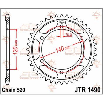 Tagumine hammasratas JT 37T