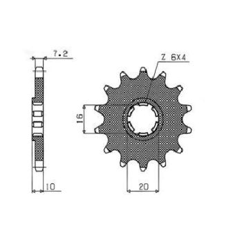 DRIVE SPROCKET 428 14T