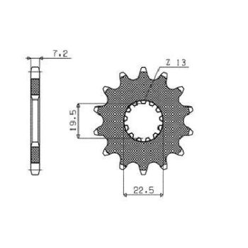 DRIVE SPROCKET 525 14T