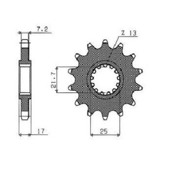 DRIVE SPROCKET 525 15T