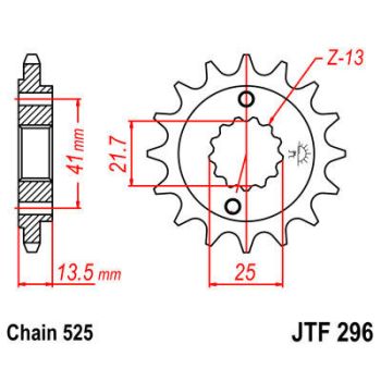 SPROCKET FRONT 15T 525 RU