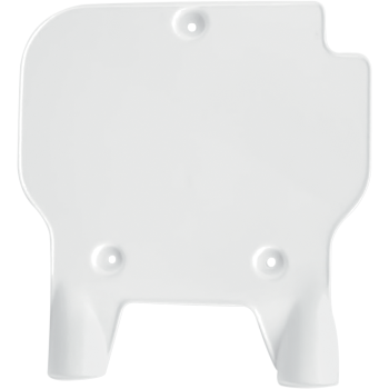 FRT #PLATE KX80 91-97 WHT